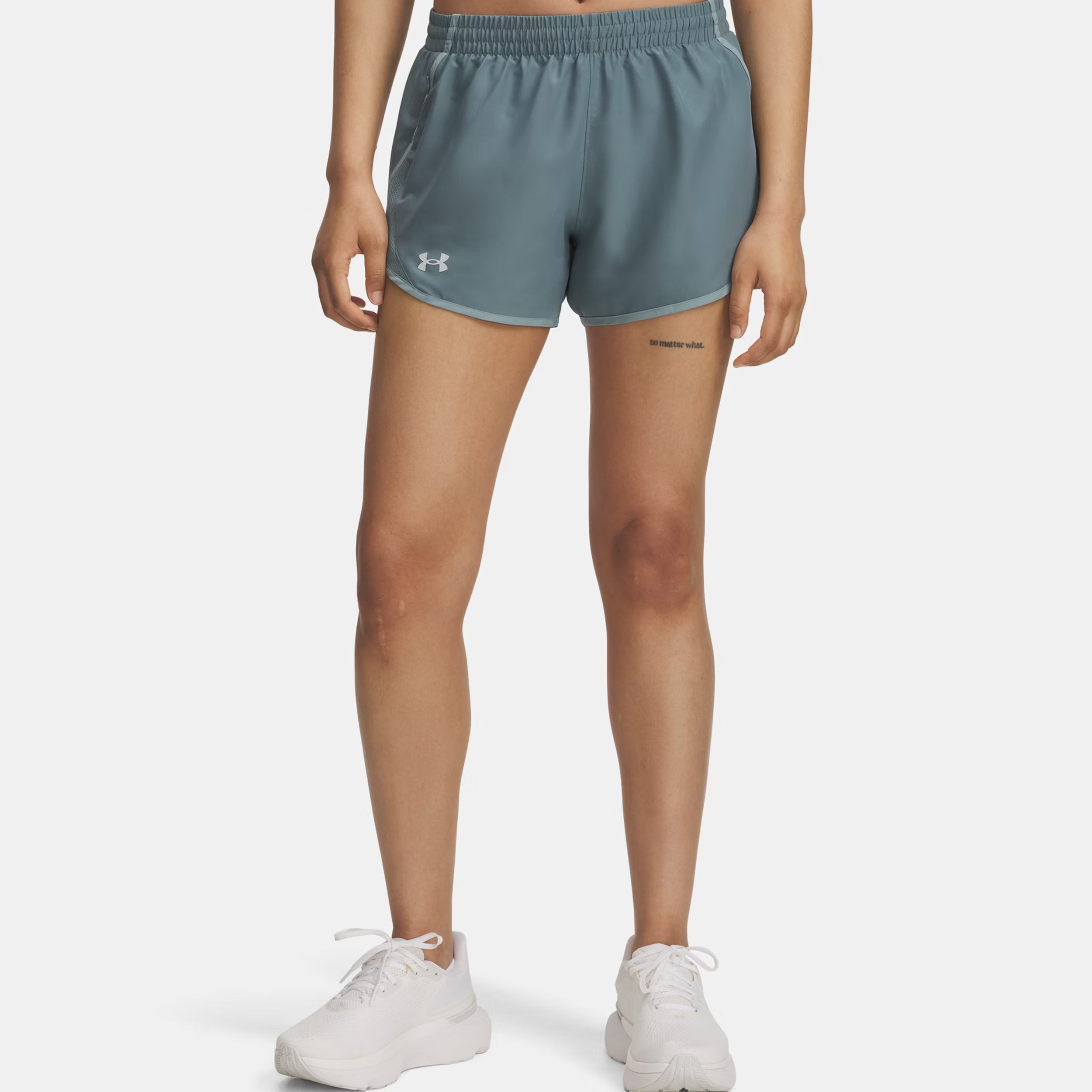 Under Armour Fly By 3in Hardloopshorts Dames - blauwgrijs, petrolblauw